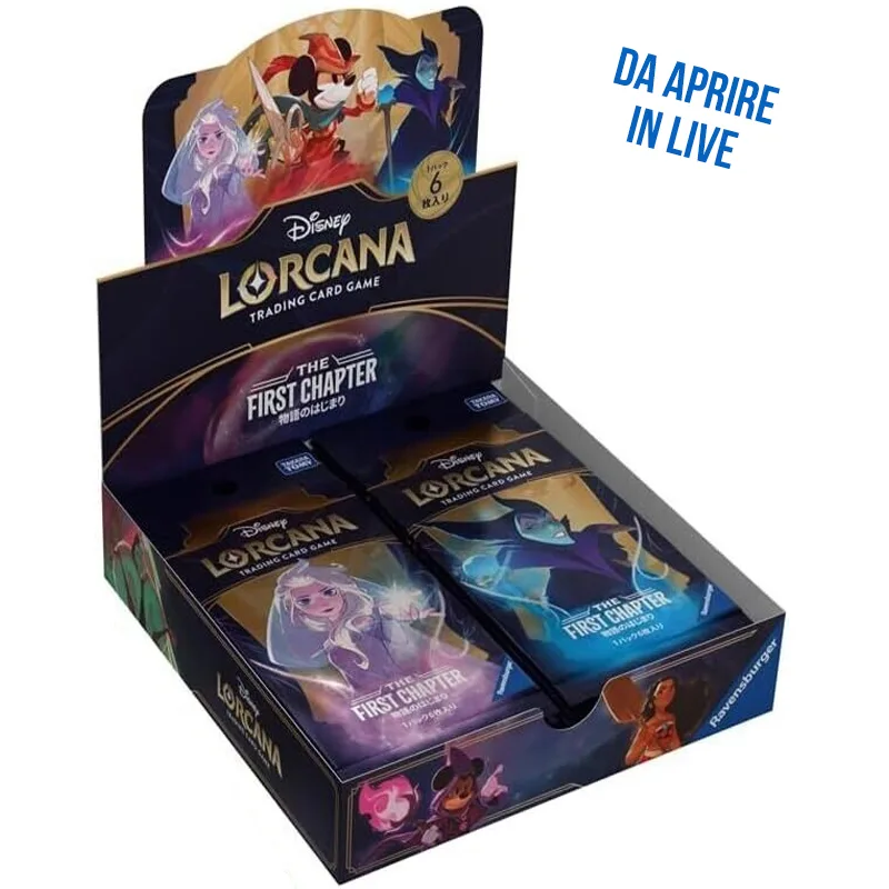 Disney Lorcana The First Chapter - Booster Box [JAP] (Aperto in Live Giappone)