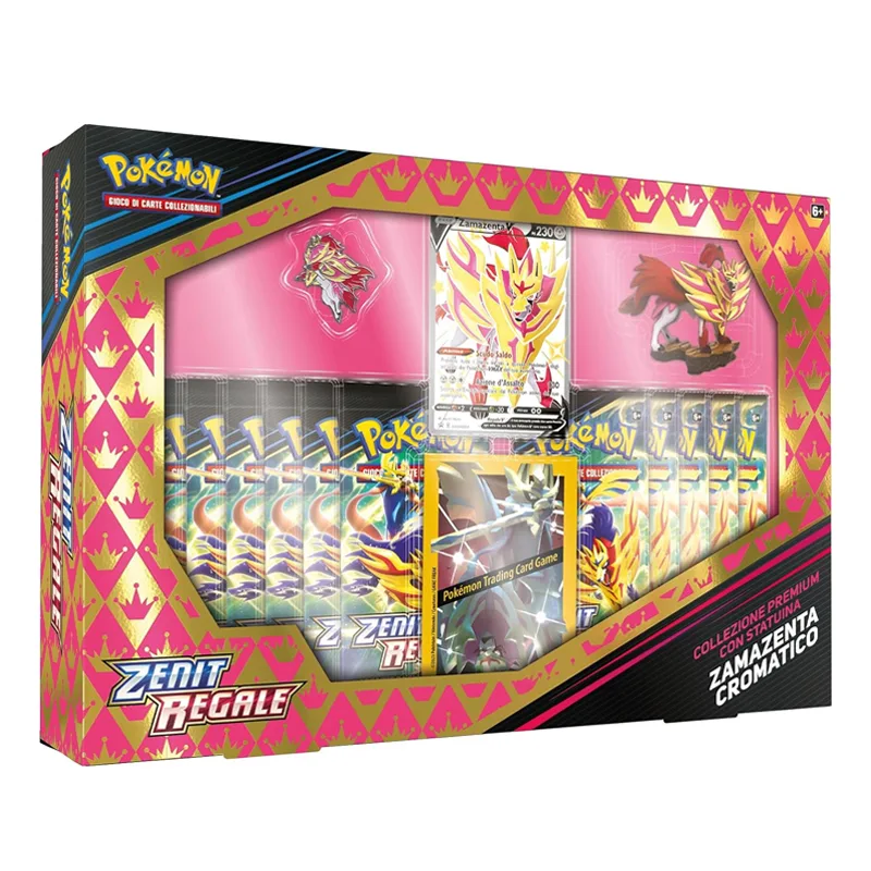 Pokémon Zenit Regale Collezione Premium con Statuina Zamazenta Cromatico [ITA]